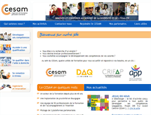 Tablet Screenshot of cesamformation.org